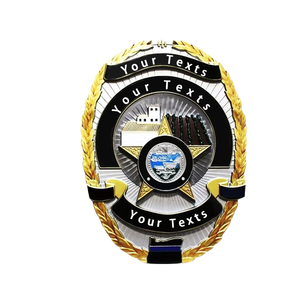 Hạnh Phúc Món Quà Nhà Máy Tùy Chỉnh USA Phù Hiệu Mũ Phù Hiệu Kẽm Hợp Kim Kim Loại Huy Hiệu Vá Vai Cho Bộ Phận - Product Image 2