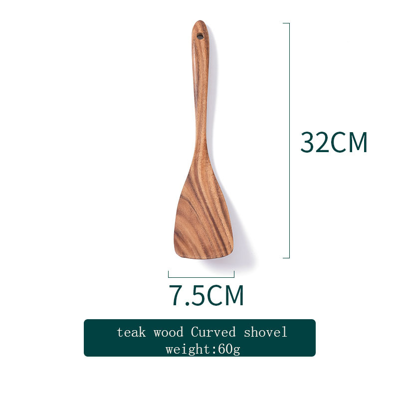 Pala curva in legno di Teak 32*7.5cm