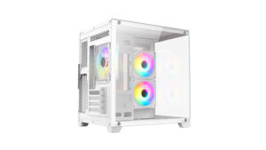 工場OEM白黒カラーMicro-ATX強化ガラスARGBファンケースUSB3.0ミッドタワーゲーミングPCコンピューターシャーシ (デスクトップ用) - Product Image 6
