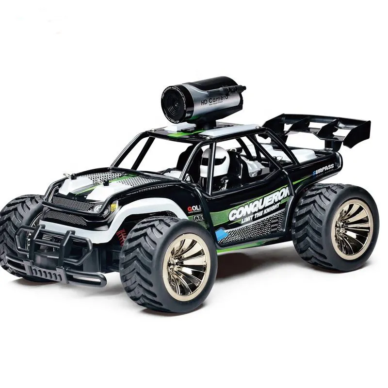 QSToy 1:16 scala ad alta velocità Racing 15 KM/H Hobby 2.4GHZ 4WD fuoristrada Auto RC Auto giocattoli per Auto con interfaccia operativa APP fotocamera
