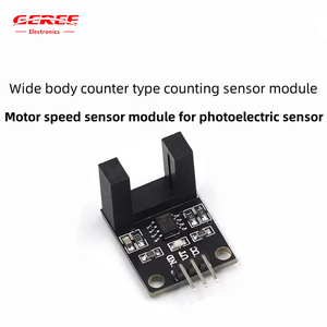 Sensor fotoeléctrico Módulo de contador IR LM393 Módulo de sensor de haz pasante DC3 ~ 5V Módulo de prueba de velocidad para Arduino