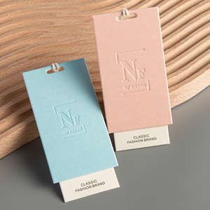 Fashions Price Tags With <strong>String</strong> Brand Labels Custom Tags <strong>High</strong> <strong>Quality</strong> Paper Hanging Labels - Product Image 2