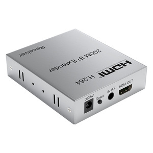 200M H.264 HDMI IP Extender IR-Steuerung Cat5e Cat6 Netzwerk HDMI Matrix USB RJ45 Ausgang 12V Eingang Unterstützt HDMI Loop Metal