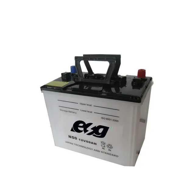 Esg Din75-smf Lood-zuur Batterijen Draagbare Wasmachine Stand Gemaakt Japan Golf Auto Droge Batterij