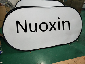 诺信制造定制设计广告便携式弹出式柜台一个框架弹出式横幅用于贸易展览 - Product Image 6