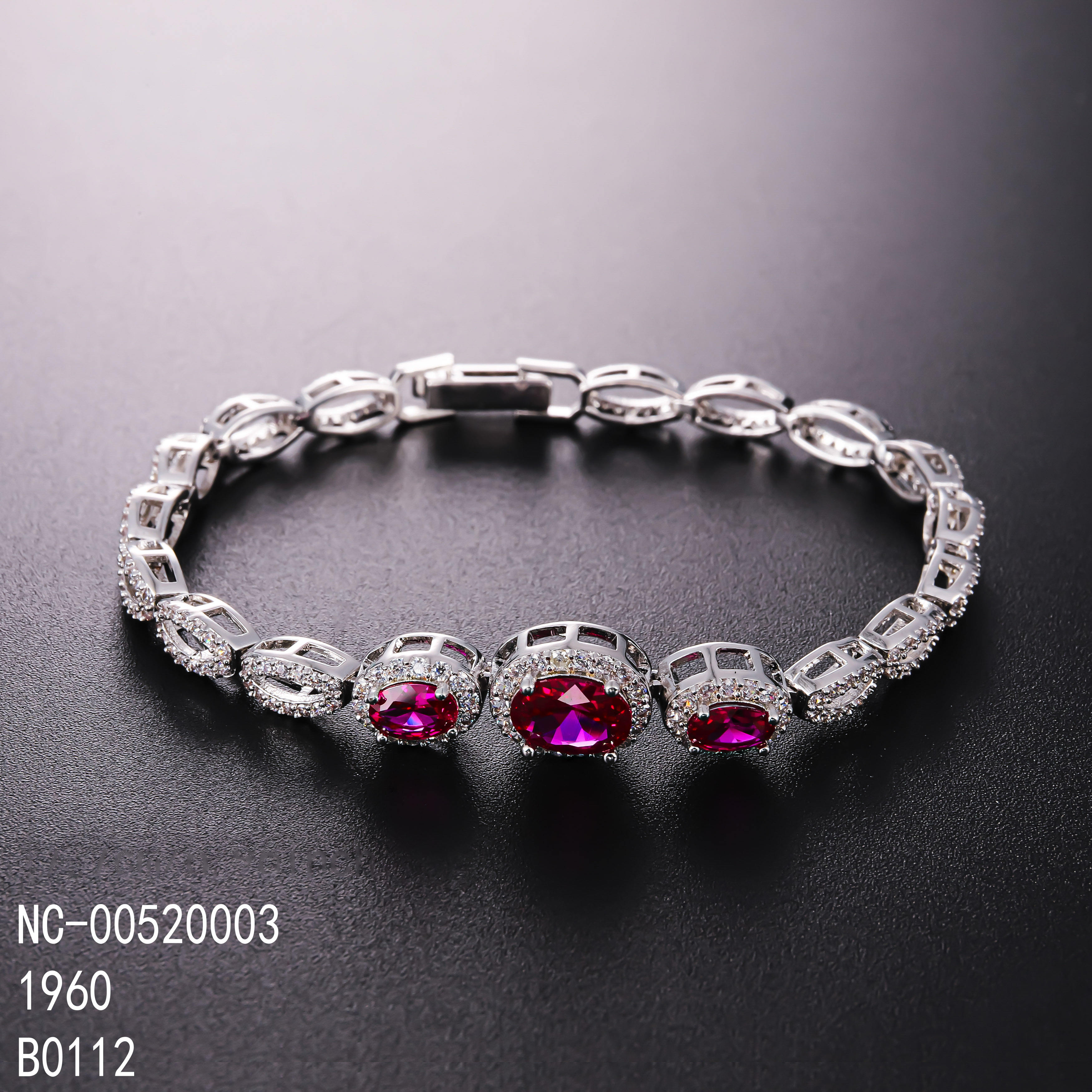 Rouge + Rhodium plaqué