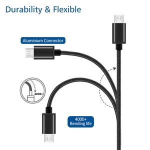 Factory Price Micro to <strong>USB</strong> <strong>a</strong> Male Support Fast Charging Micro <strong>Usb</strong> Cable <strong>2.0</strong> Sync Cords Fast Charge Micro <strong>Usb</strong> Data Cable - Product Image 2
