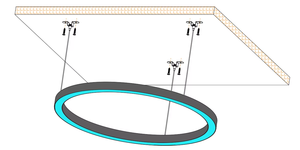 ไฟยก RGB ไฟ LED แหวน DMX ควบคุมจลน์กว้านระบบไฟเวทีสำหรับดีเจดิสโก้คลับบาร์ไฟสำหรับกิจกรรม - Product Image 6