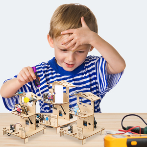 ACEBOTT Children Smart Home Stem Toy Kid Educational Kit With APP <strong>Teaching</strong> Slide PPT Textbook Tutorial <strong>Programming</strong> Language - Product Image 1