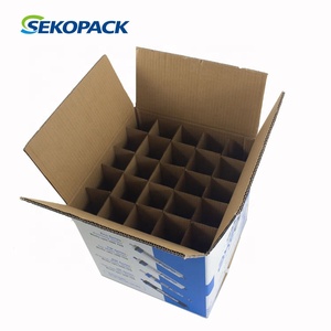 RSC 0201 çevre dostu kağıt kurulu oluklu mukavva kutu Logo ile özelleştirilmiş katlanabilir bakkal kutusu Kraft mailler ambalaj kahverengi - Product Image 4