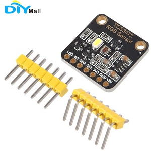 DIYmallTCS3472カラーセンサー認識モジュールRGBIICカラーライトセンサー開発ボード (Ar-duinoSTM32用IRフィルター付き) - Product Image 1