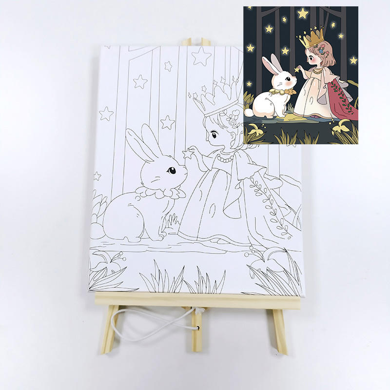 sku6- Little Girl and Rabbit