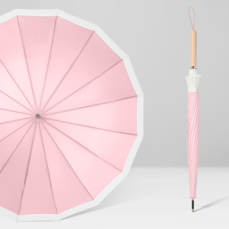 Light pink straight handle