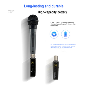 Kablolu dinamik mikrofon için GAW-MA17 profesyonel kablosuz sistem verici alıcı kullanımı - Product Image 2