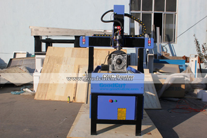 Router cnc de 4 ejes de la máquina con dispositivo rotativo para grabado de metal - Product Image 4