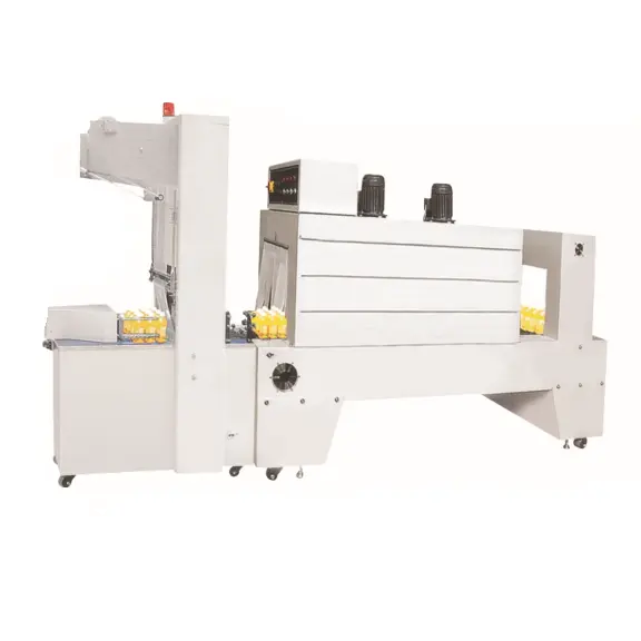 Cartons 200314M Commercial Semi-Auto Packing Sleeve Shrink Wrapping Machine Plastic Film Shrink Wrap Packaging Machine