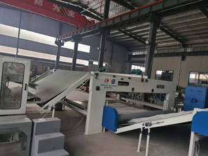 Neuer Zustand Automatische thermische Verklebung Watte Produktions linie Cross Lapper Vlies filz faser herstellungs maschinen mit Getriebe - Product Image 4