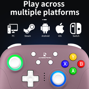 Venta al por mayor de fábrica, caja de controlador inalámbrico de 3 colores, diseño de todos los accesorios, controlador de juego de función completa personalizado - Product Image 5