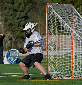 هدف التدريب الاحترافي الشاق للبطولات Collegiat Lacrosse مع 7 هدف أبيض صافي شبكات تدريب هدف Lacrosse - Product Image 2