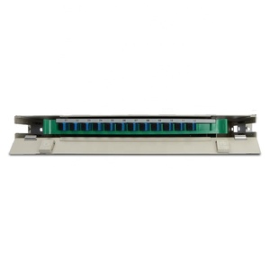 1U 19 inç tam yük Fiber optik dağıtım çerçevesi 12 çekirdek soğuk haddelenmiş çelik dolap UPC APC ODF ünitesi kutusu için FTTH ağ - Product Image 2