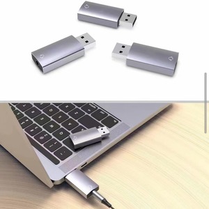 <strong>USB</strong> Digital 4-Section <strong>Audio</strong> Headset with 3.5mm Switcher 2-in-1 Stereo <strong>Input</strong> and <strong>Output</strong> Sound Card for Computers