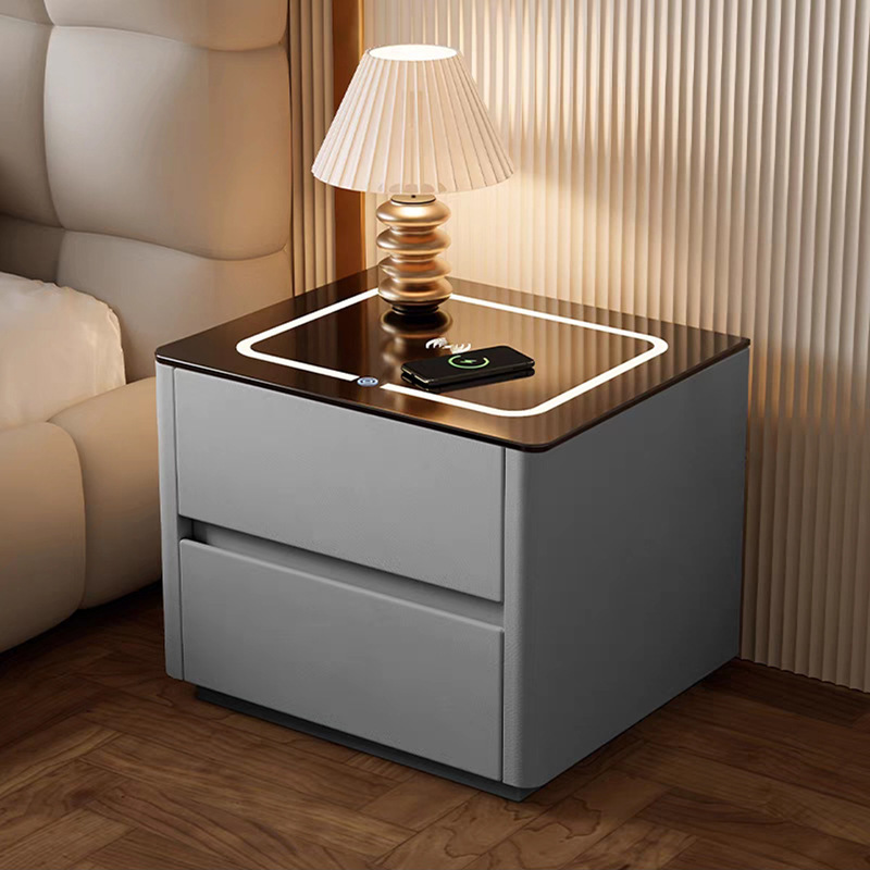 Light gray-wireless charging three-color lamp