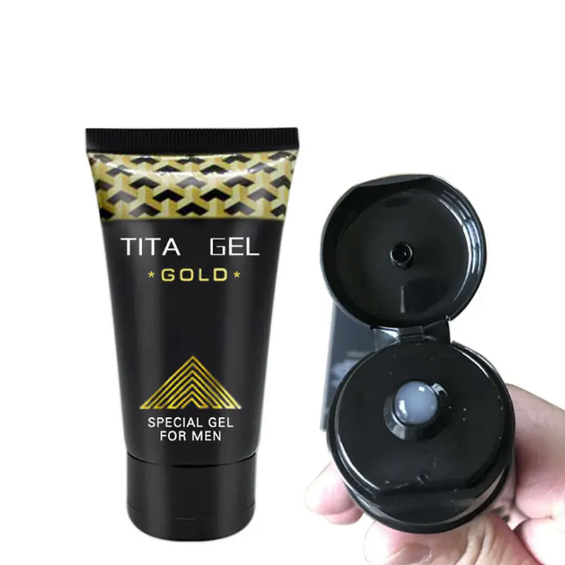 Originale black tube Titan Gel Gold Russia crema per l'ingrandimento del pene ritardante aiuta gli uomini efficace ritardo della crescita del pene