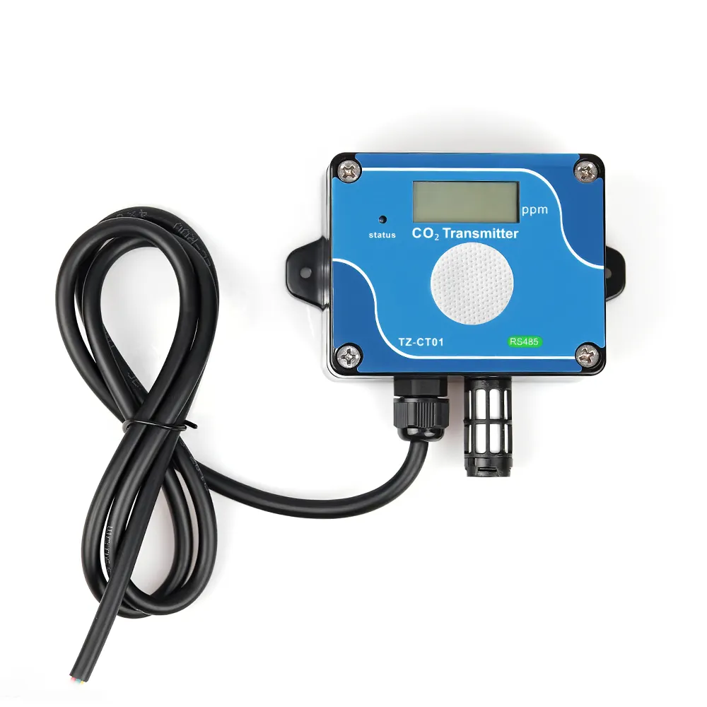 Analizador de Gas infrarrojo NDIR transmisor de CO2 fijo, Monitor de calidad del aire, Analizador de temperatura y humedad del aire