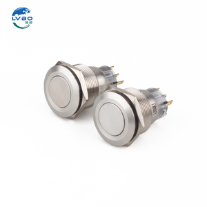 LVBO Ip67 22mm Metal Waterproof Momentary Piezo <strong>Switch</strong> 4A 12VDC Led Touch Button <strong>Switches</strong> <strong>12x12</strong> Push Button Micro <strong>Switch</strong> - Product Image 4