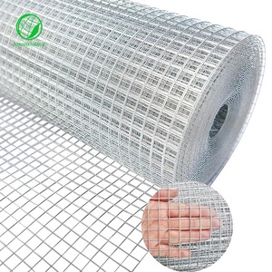 ハードウェアクロス1/2インチ48inx50ft19ゲージ溶接後亜鉛メッキケージメッシュロールスクエアチキンワイヤーネッティングラビットフェンス - Product Image 1
