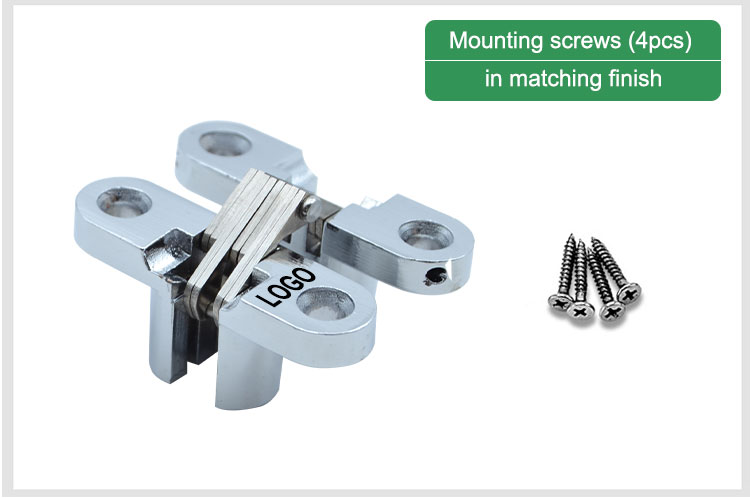 Doorplus CE Certification Stainless Steel Zinc Alloy 180 Degree Adjustable Cross Folding Door Hinge