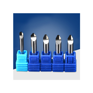 Poli kristal elmas (PCD) frezeler CNC kesici aletler özelleştirilebilir OEM freze kesicisi PCD için alüminyum bakır PCD kesici için - Product Image 3