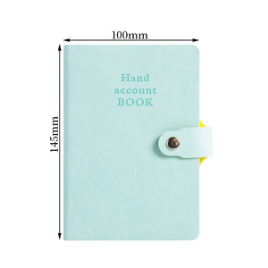 Custom Logo <strong>Pattern</strong> <strong>Embossed</strong> Journal A6 Account Book Leather Recycle Paper Office <strong>Small</strong> Diary <strong>Notebook</strong> - Product Image 1