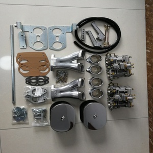 FAJS NO CZ1-1-48-6 Dual 48IDF CARBURETOR CONVERSION <strong>KIT</strong> for VW TYPE 1/2 Top Rod Linkage