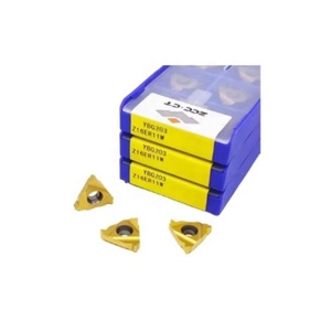 Inserto in carburo ZCC.CT 16ER 16IR 1.0 2.0 3.0 ISO 11W 14BSPT YBG205 inserti filettatura Z16ER Z16IR carburo di tungsteno lama ZCC - Product Image 1