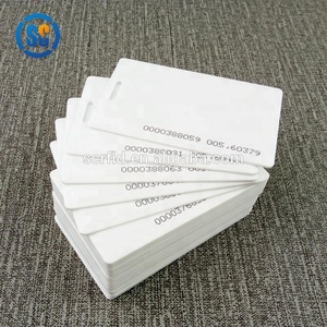 Sencan库存门禁卡非接触式可打印TK4100 T5577 125千赫射频识别空白聚氯乙烯射频识别翻盖卡 - Product Image 3