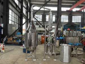 Mesin penyuling minyak esensial 100L, untuk tanaman ekstraksi uap Lavender Peppermint, mesin penyuling minyak esensial 316L Stainless Steel - Product Image 2