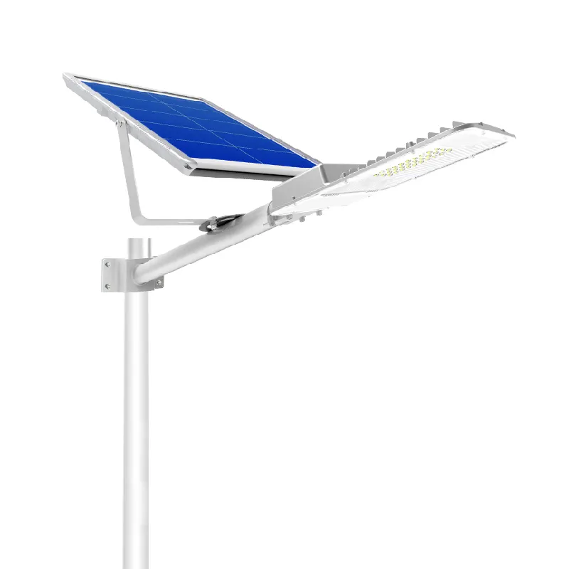 Farola Solar LED de 30W 50W 100W para iluminación de calle, lámpara de luces de carretera para exteriores, poste de paisaje impermeable, fabricante de China