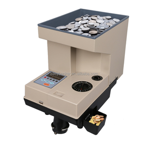 Contador de monedas de alta velocidad para conteo de fichas, máquina clasificadora de monedas con pantalla LED programable, máquina clasificadora de monedas - Product Image 1