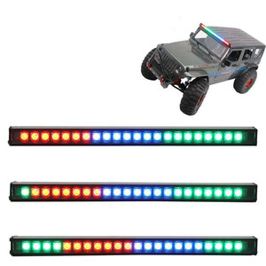 ชุดไฟ LED RC บาร์โคมไฟหลังคา,สายไฟควบคุม24โหมดแสง390มม. สำหรับ1/10 TRX-4 Axial SCX10 RC Car - Product Image 2