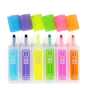 Resaltador de colores naranja verde 2*3, juego de marcadores de color caramelo para estudiantes, punta gruesa de color para puntos clave de doble cabeza - Product Image 6