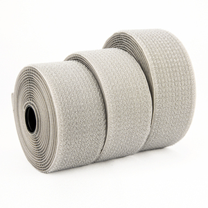 钩环同体设计100% 尼龙100毫米灰色钩环胶带 - Product Image 1