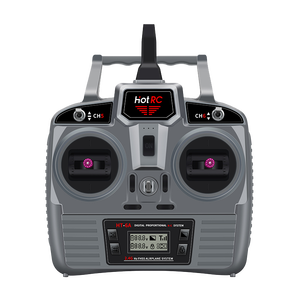 Hotrc Hot <strong>RC</strong> HT-6A HT6A 4.5-9V 2.4Ghz <strong>6CH</strong> PWM FHSS Transmitter Remote Control F-06A F06A Receiver for <strong>RC</strong> Aircraft Car Ship Tank - Product Image 6