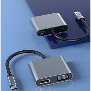 Concentrador de ordenador portátil tipo C a and A y HTadapter adapter adaptador de 4 puertos USB2.0 3,0 4 en 1 - Product Image 2