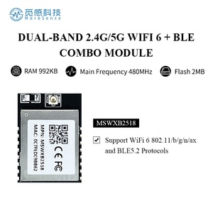 IEEE 802.11ax Wireless <strong>Module</strong> 2.4G 5G Dual-Band Antenna <strong>WiFi</strong> BLE 5.2 Combo <strong>Module</strong> MoreSense WiFi6 <strong>Module</strong>