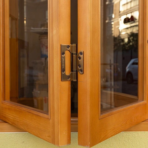 Aluminium verkleidete Holzfenster Wind dichtes Sicherheits fenster Holzfenster