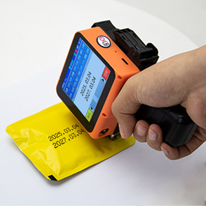 Impresora de mano inteligente de inyección de tinta 600 ppp para texto Código QR Imagen Número de lote Fecha de caducidad Impresión de etiquetas para granja - Product Image 1