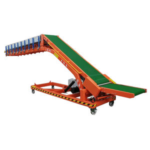Small Size <strong>Loading</strong> and <strong>Unloading</strong> of Goods Conveyor Portable Conveyor Telescopic Belt Conveyor for Bags Logistics &amp; Express - Product Image 1