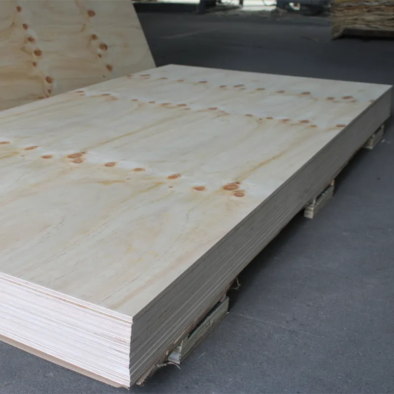 Harga pabrik kayu lapis kayu keras Cdx pinus 12Mm furnitur komersil murah kayu lapis