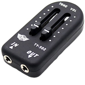 Útil para guitarra de violín, banjo, mandolina, ukelele, transductor de pastilla con pegatina de Cable de Audio, controlador de volumen